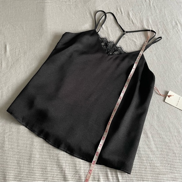 V110 SKIES ARE BLUE Silky Lace Camisole Tank - Picture 6 of 7